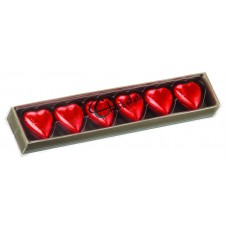 Foiled Hearts Gift Box - Red